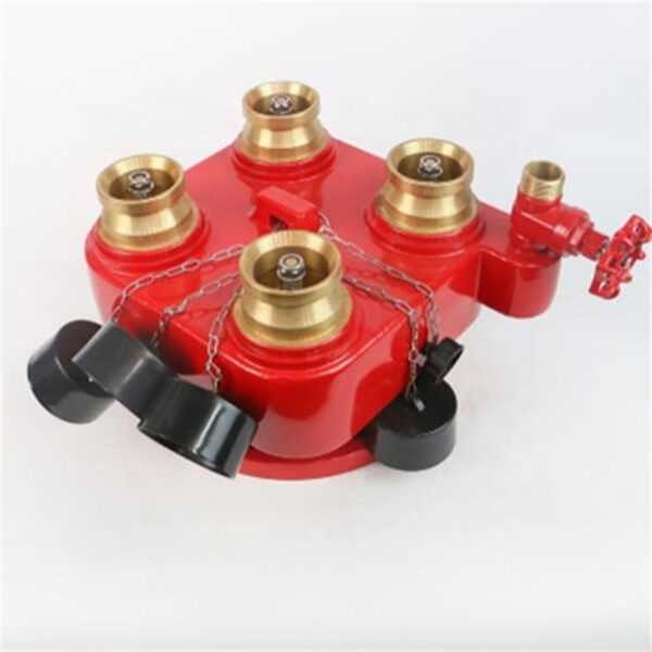 4-Way-Breeching-Inlet-Valve-ant-Fire-equipments 4 Way Breeching Inlet 6 inches Valve