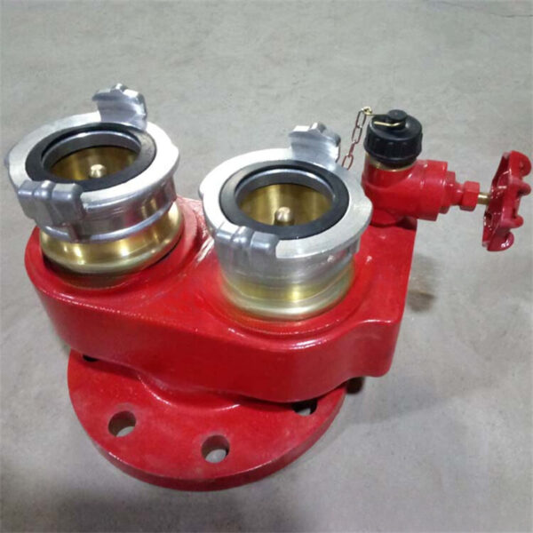 Cast Iron 2 Way Breeching Inlet DN100 with RUSSIA01 Cast Iron Breeching Inlet DN100 RUSSIAN STYLE COUPLING