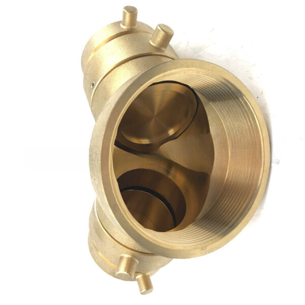 Fire Fighting Brass Siamese Connections With Clapper